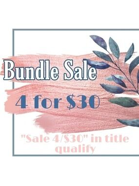 4 sale items for $30